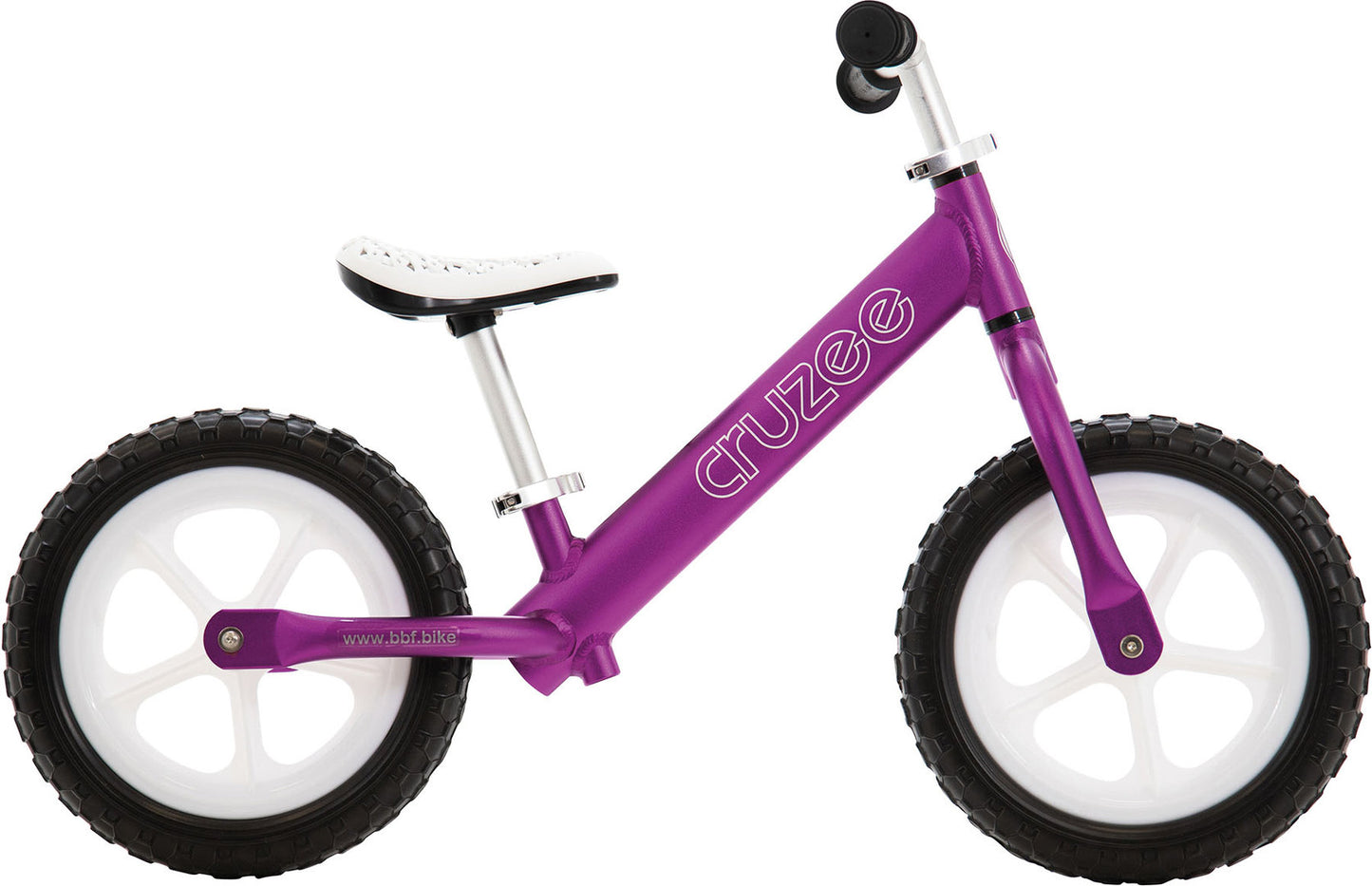 Cruzee ultralite balance bike 12 purple