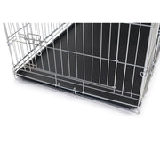 Karlie hondenbench met 2 deuren 107,5x70,5x76,5 cm zilverkleurig - afbeelding 3