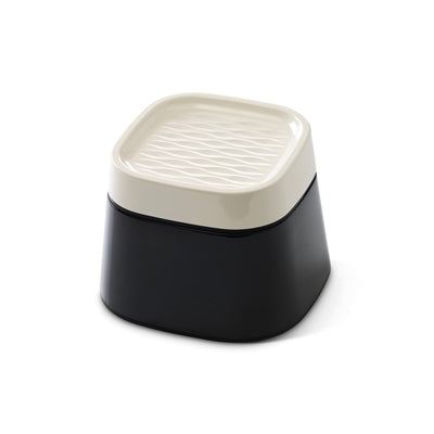 Savic ergo cube voerbak creme zwart