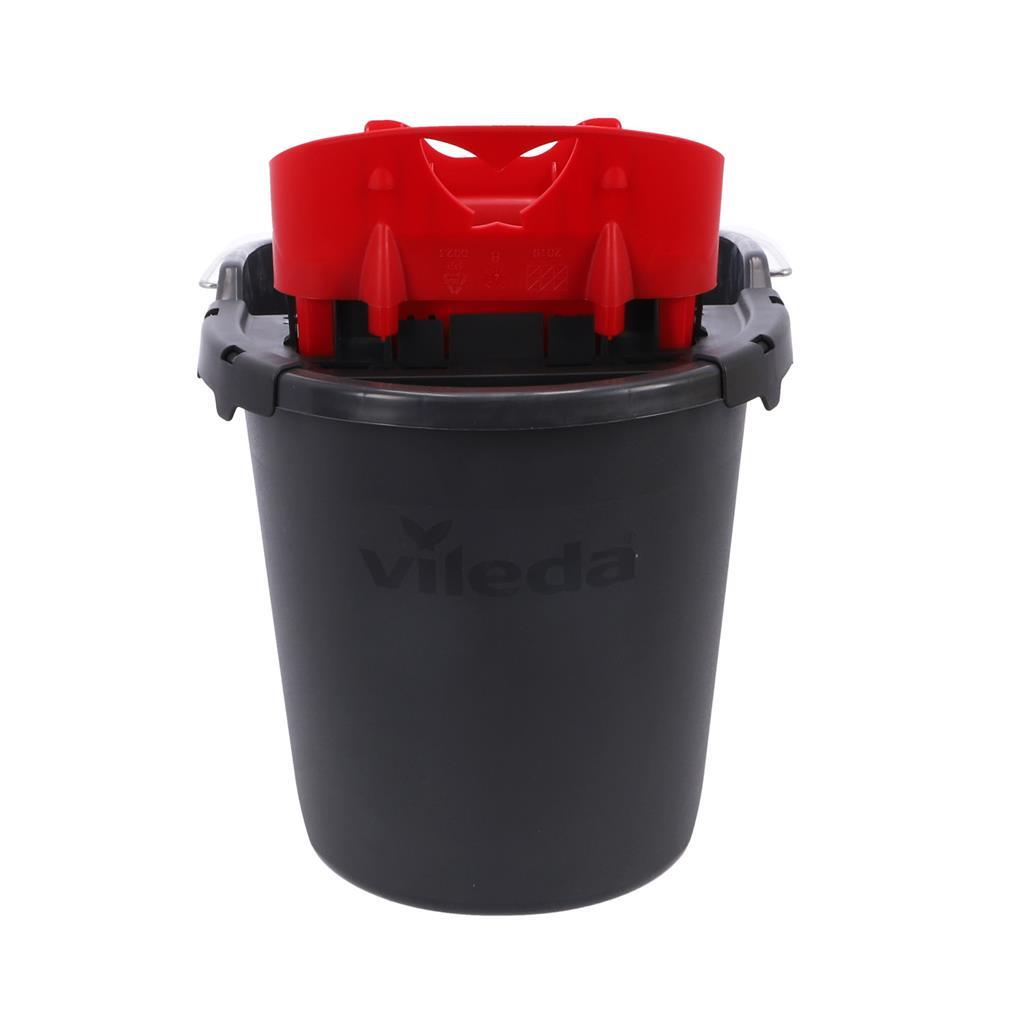 Vileda ultramax emmer met pers zwart rood