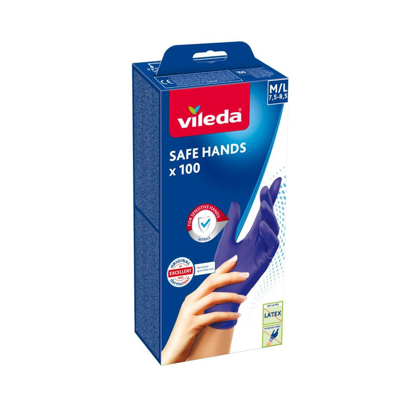 Vileda safe hands handschoenen - 100 stuks m