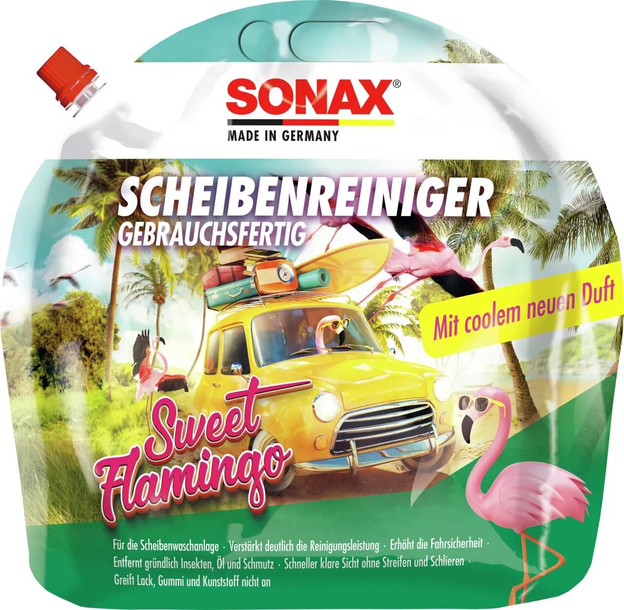 Sonax vensterreiniger window cleaner 3 l sweet flamingo