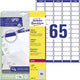 Avery etiketten l7651-25 mini 38,1x21,2mm