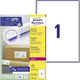 Avery verzendetiketten voor laserprinters l7167-100 199,6x289,1mm