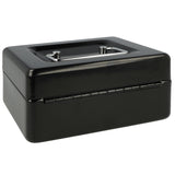 Westcott ac-e51000-zw geldkist 152x120x79mm zwart, kunststof inzet met 6 vakken - afbeelding 5