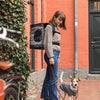 Trixie hondenriem rustic verstelbaar vetleer donkerbruin