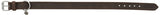 Trixie halsband hond rustic vetleer donkerbruin - afbeelding 3