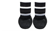 Trixie hondensokken anti-slip met rubberlaag rondom zwart - afbeelding 1
