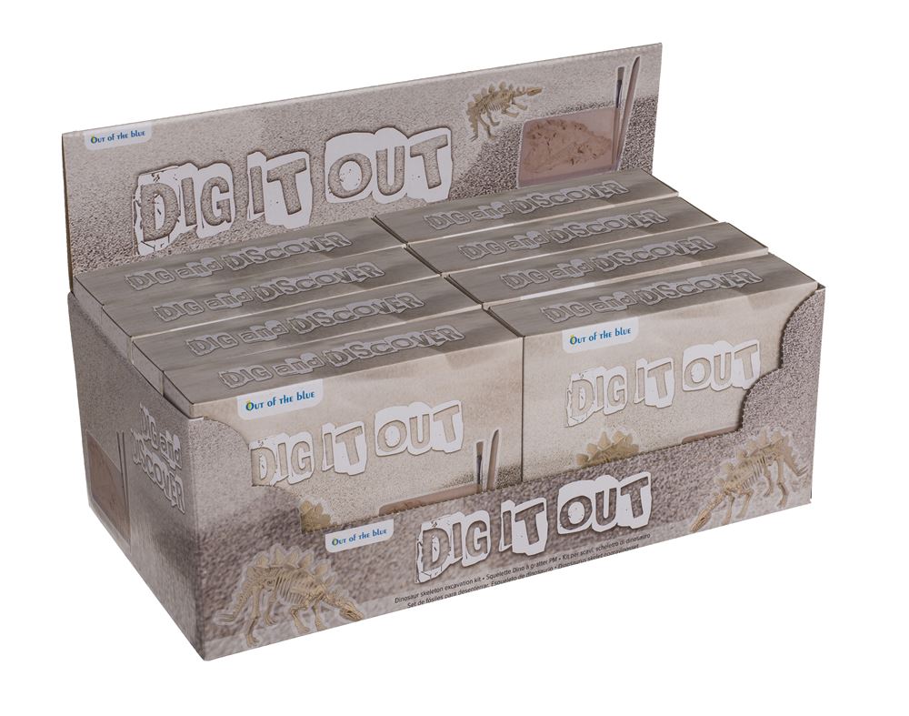 Dsp opgravingsset, dinosaurusskelet, 4,5