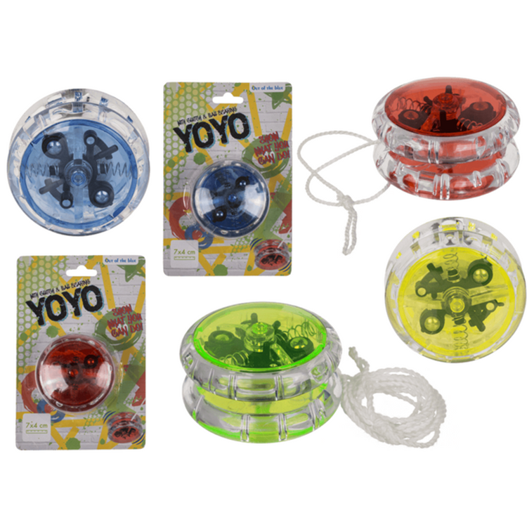 Yoyo met koppeling kogellagers, ca. 7x