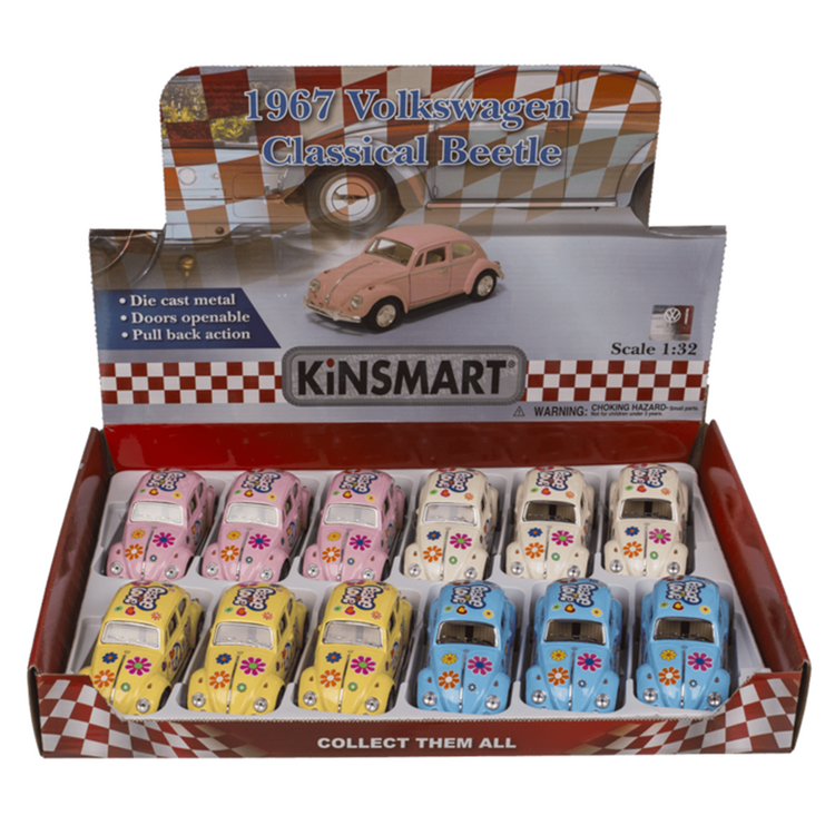 Dsp modelauto met pull-back. vw kever vr