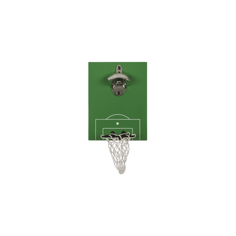 Ootb flesopener voetbalveld met goal 20x15cm