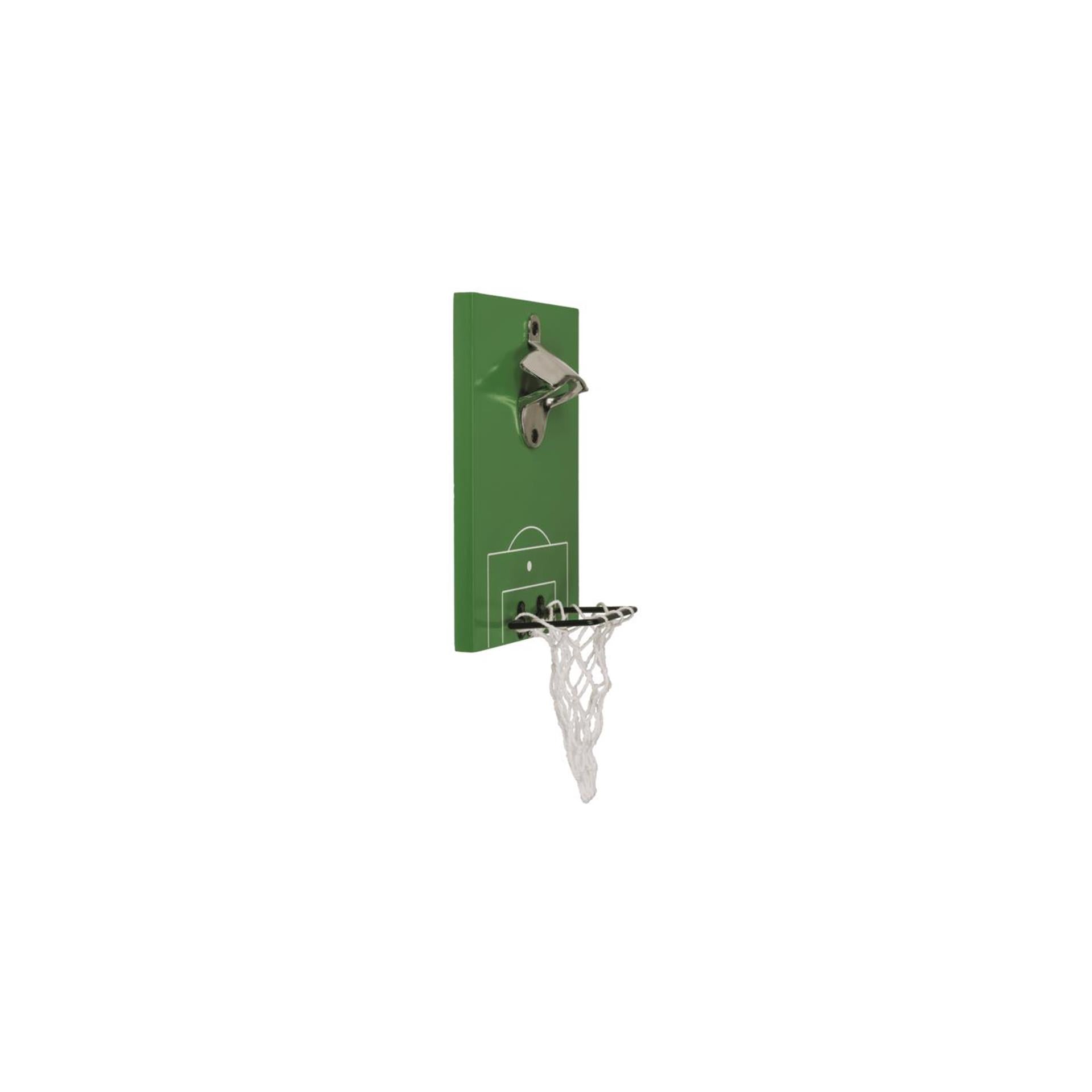 Ootb flesopener voetbalveld met goal 20x15cm