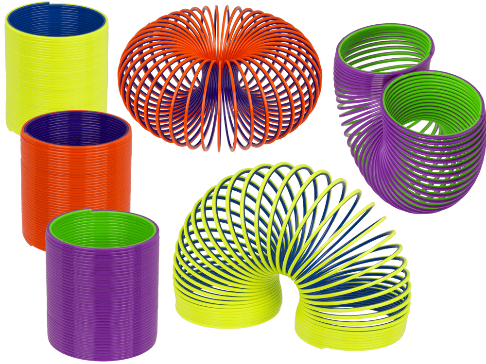 Dsp traploper, tweekleurig. 9 cm. plasti
