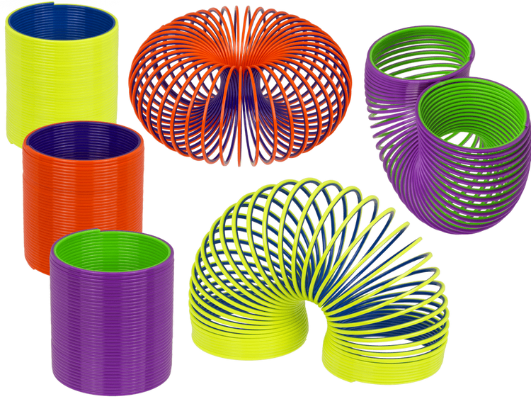 Dsp traploper, tweekleurig. 9 cm. plasti