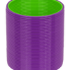 Dsp traploper, tweekleurig. 9 cm. plasti