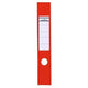 Zelfklevend ruginsteeketiket durable kunststof lang breed rood
