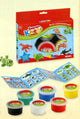 Superklei: bonte wereld foam (4 st)