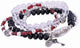 Sprookjesbos: armband zwart-rood (3 st)