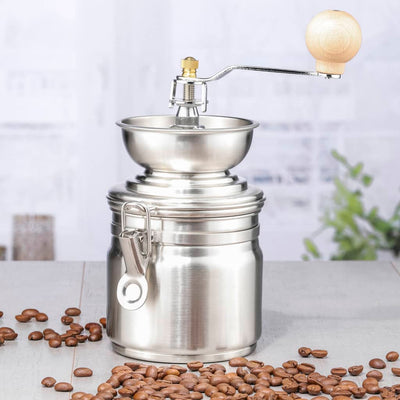 Hi koffiemolen handmatig roestvrij staal
