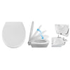 Hi toiletbril met quick release en soft-close