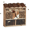 HI HI Insectenhotel 30x9,5x30 cm hout naturel