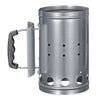 Hi barbecuestarter met handvat 16,5 cm zilverkleurig