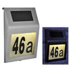 HI HI Huisnummerlamp solar LED