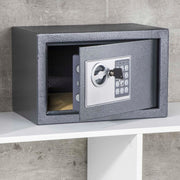 Hi kluis met elektrisch slot 31x20x20 cm donkergrijs - afbeelding 2