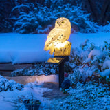 HI HI Tuinlamp uil LED solar wit - afbeelding 3