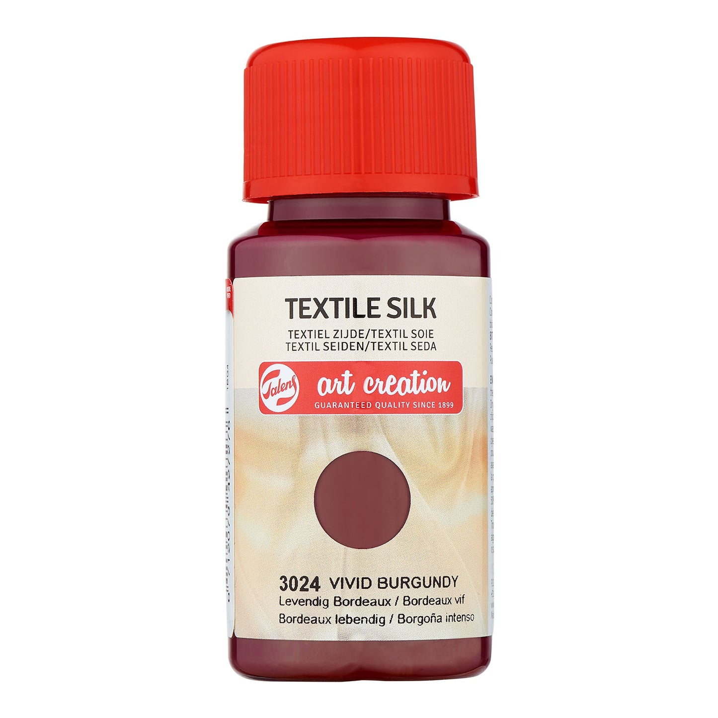 Talens art creation • textiel silk 50 ml levendig bordeaux