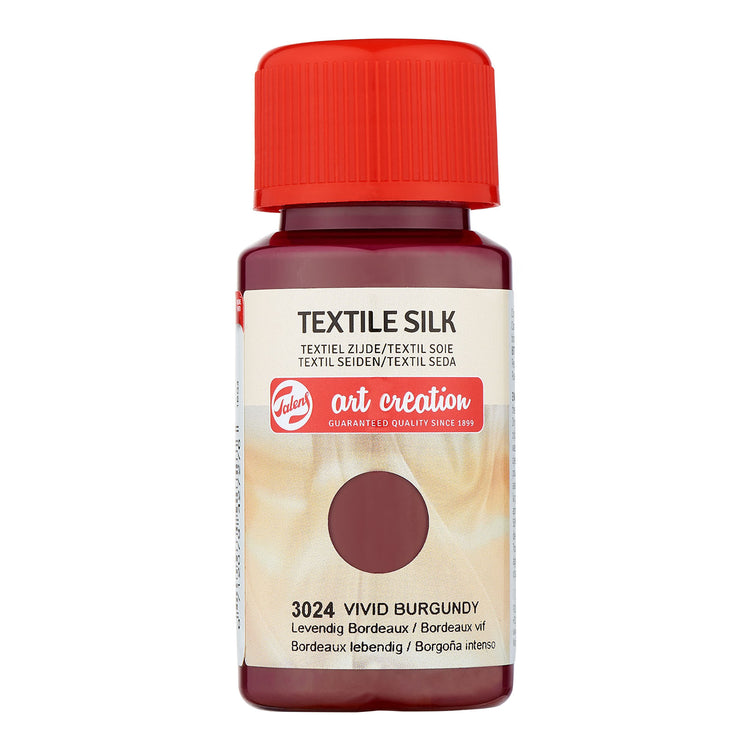 Talens art creation • textiel silk 50 ml levendig bordeaux