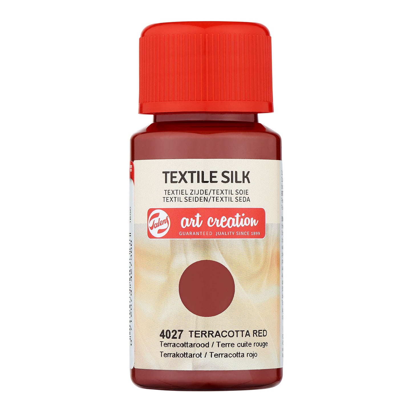 Talens art creation • textiel silk 50 ml terracottarood
