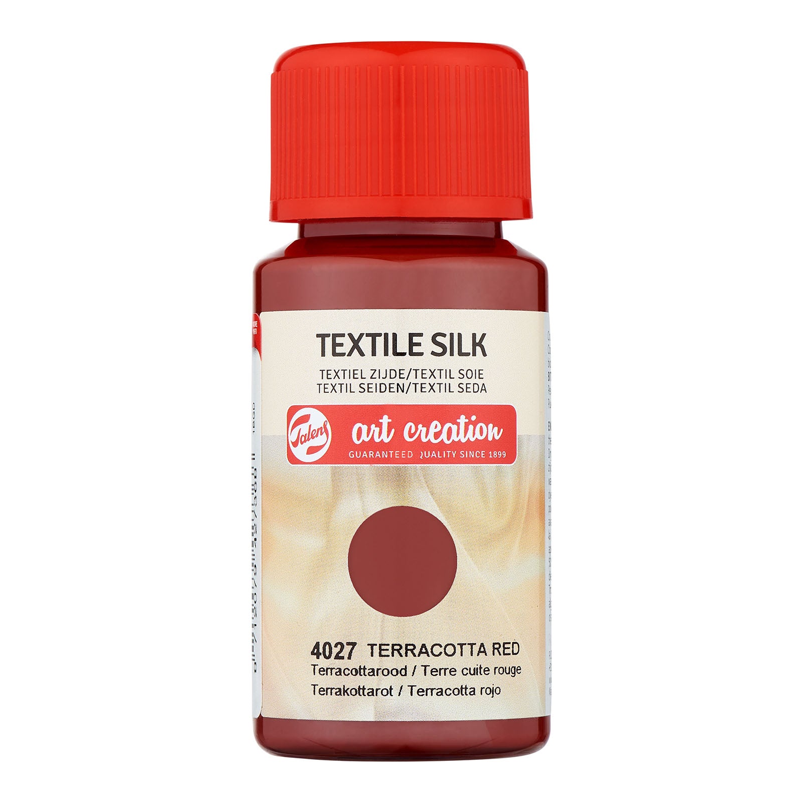 Talens art creation • textiel silk 50 ml terracottarood