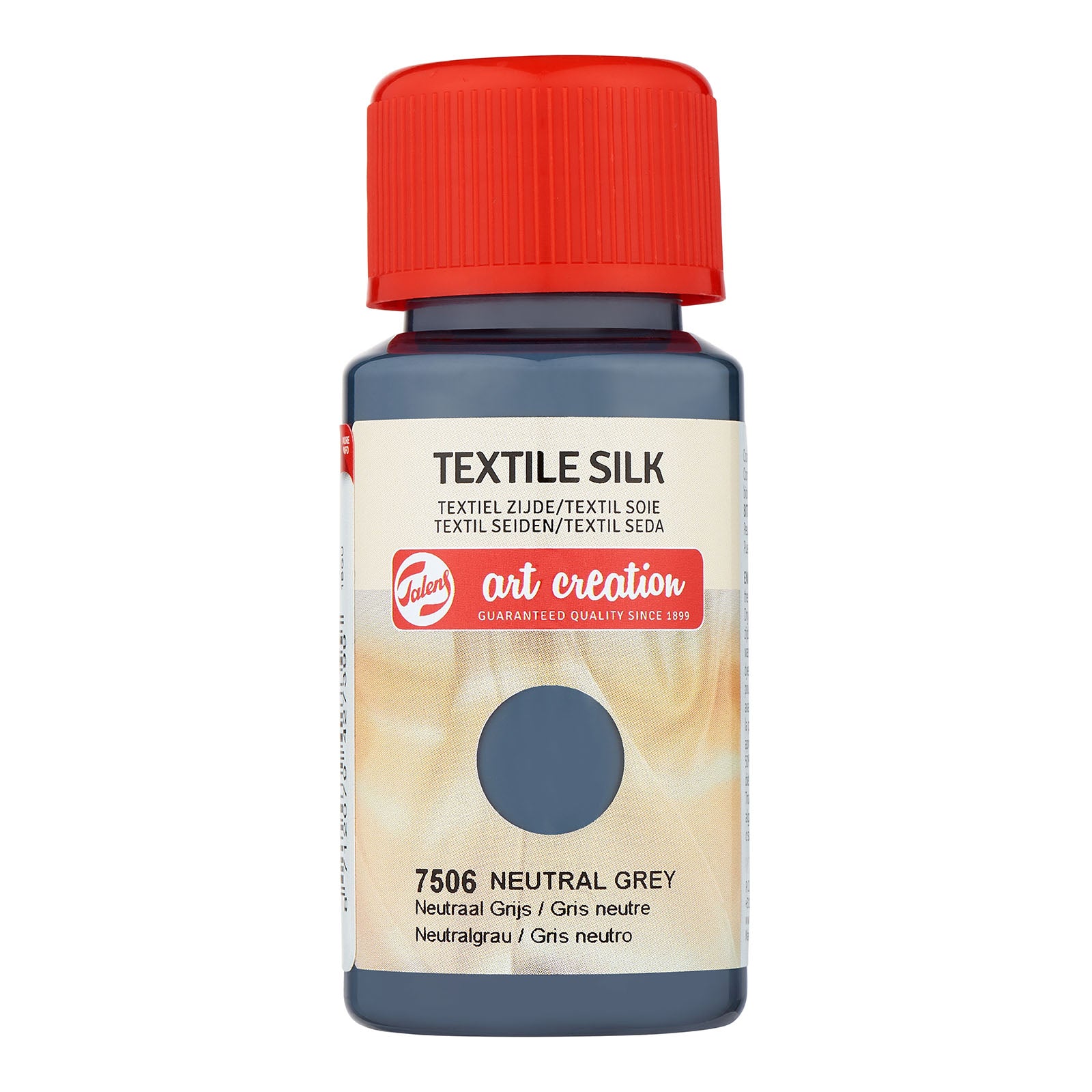 Talens art creation • textiel silk 50 ml neutraal grijs