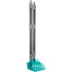 Trixie vuilblik met hark grijs blauw