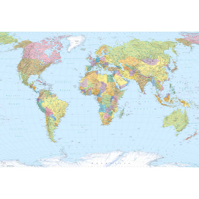 Komar Komar Fotobehang World Map XXL 368x248 cm XXL4-038