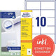 Etiketten avery 3679 wit