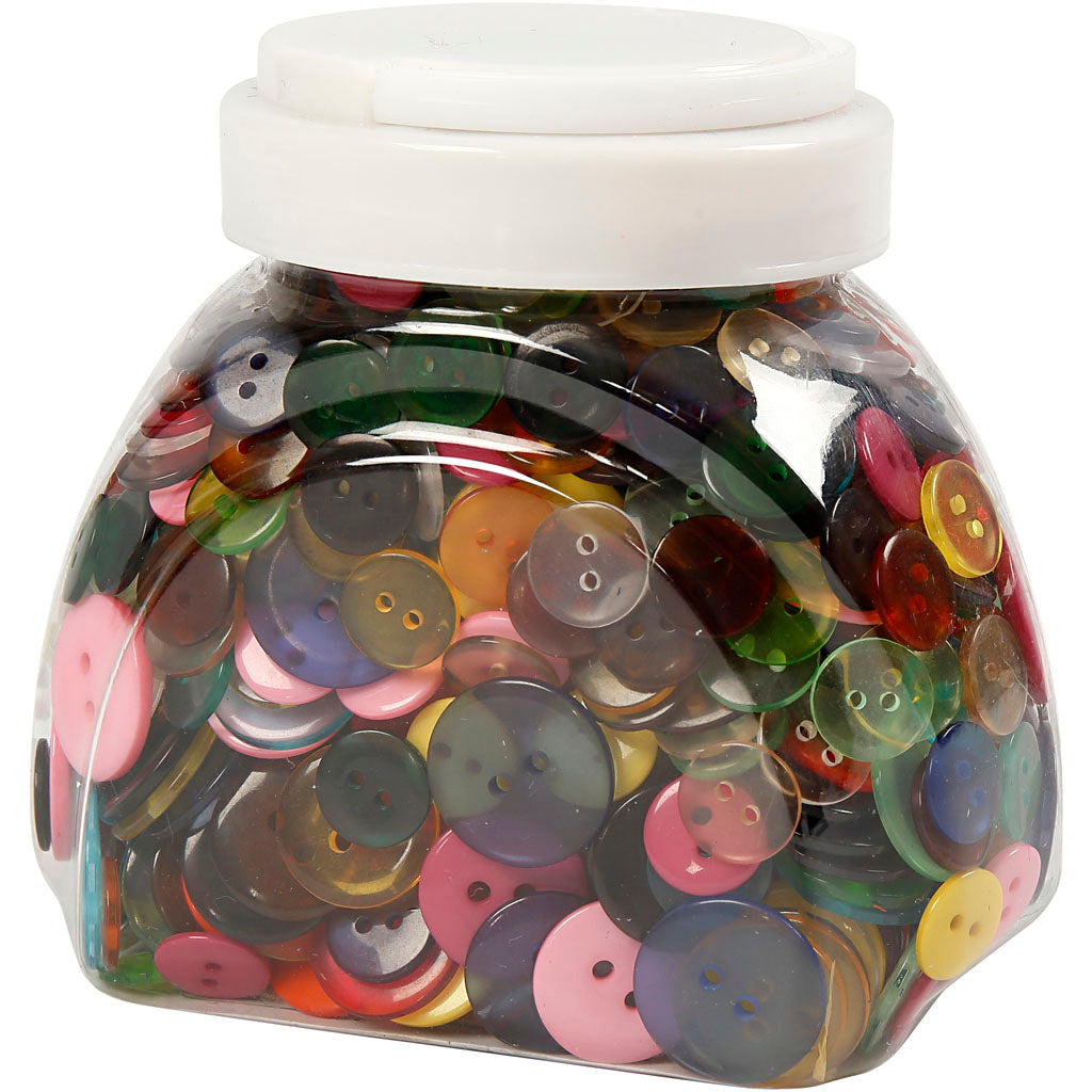 Creativ company https: www.cchobby.nl knopen-d-12-18-20-mm-diverse-kleuren-800-stuk-1-doos