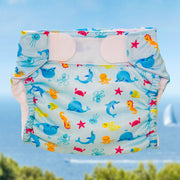 Freds swim academy wasbare zwemluier zeedieren maat 2 9-16 kg blauw - afbeelding 6