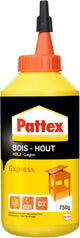 Pattex houtlijm express 750 g | sneldrogende houtlijm voor alle klussen | houtlijmen voor sterke hechting.