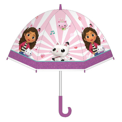 Undercover gabbys dollhouse kinderparaplu 69 cm paars