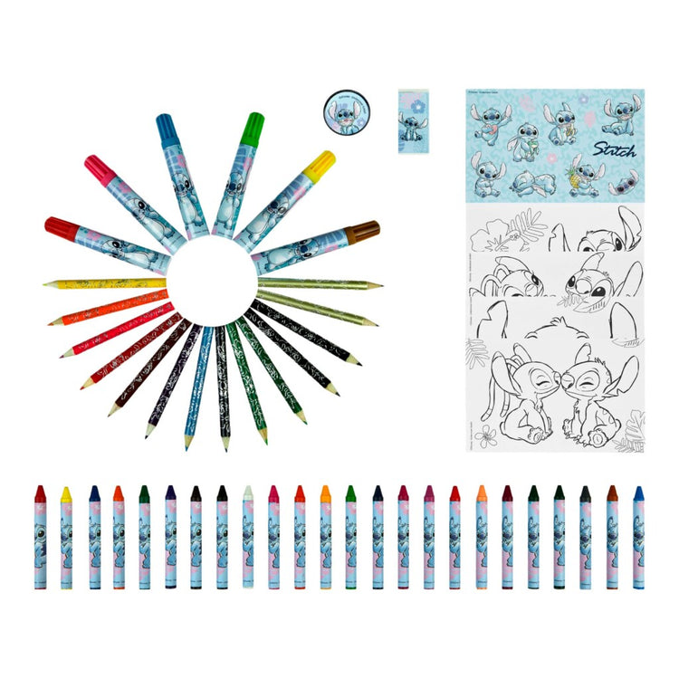 Van der meulen lilo en stitch kleurkoffer | 6 stuks
