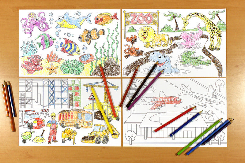 Van der doelen info notes in-8719-08 kleurboek 300mm x 200mm colouring book