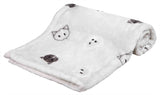 Trixie deken mimi softpluche lichtgrijs - afbeelding 2