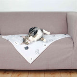 Trixie deken mimi softpluche lichtgrijs - afbeelding 3