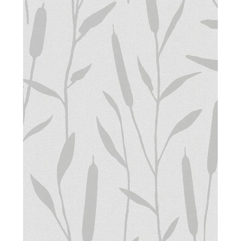 Noordwand behang topchic reed plumes metallic grijs
