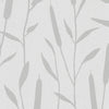 Noordwand behang topchic reed plumes metallic grijs