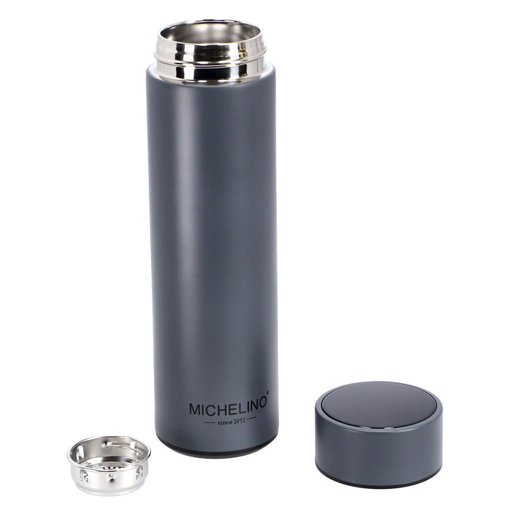 Michelino thermosfles met temperatuur aanduiding 0,5l | 2 stuks