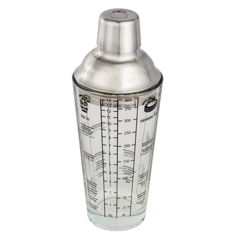 Xavax cocktailshaker van glas 400 ml